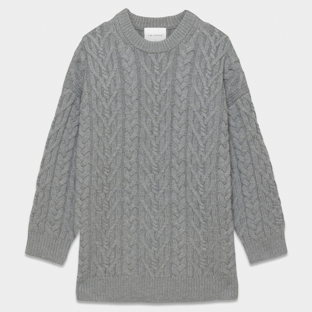 Nourish Merino Wool Sweater Heather Dark Grey